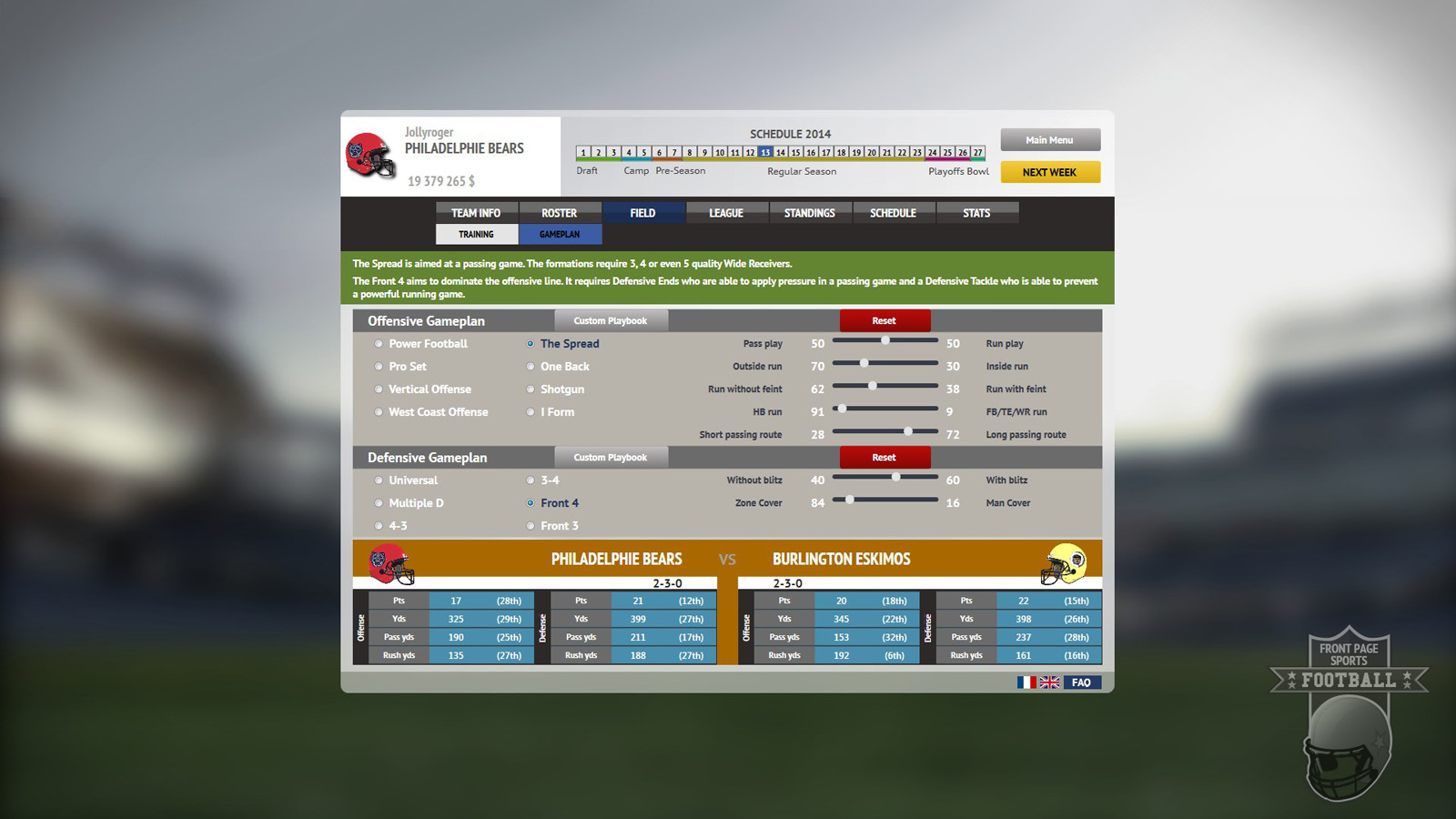 Front Page Sports Football screenshot 17