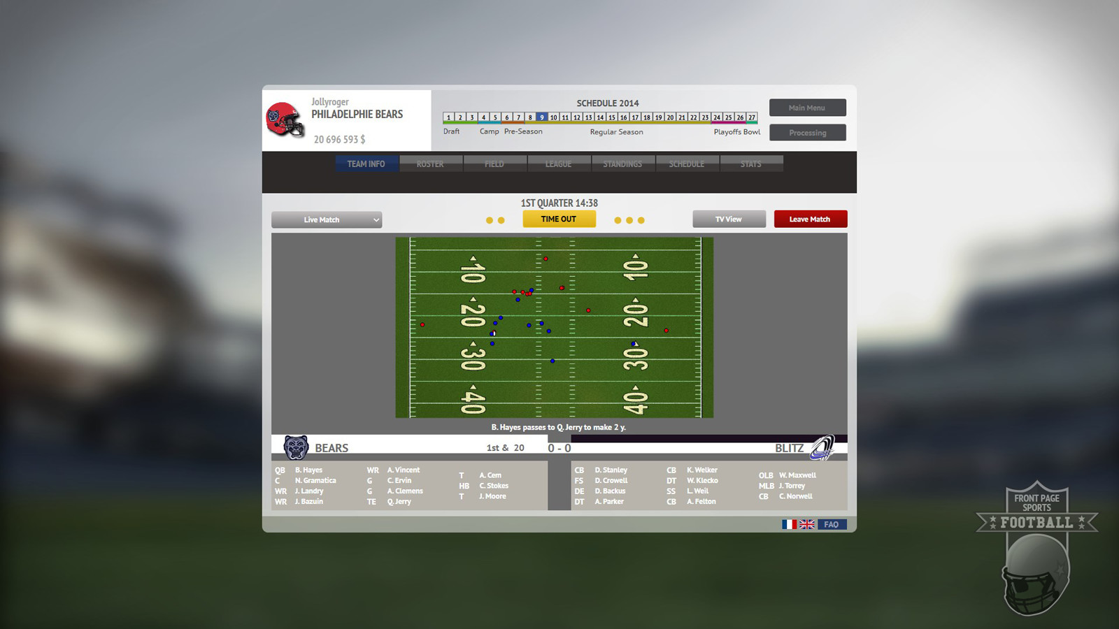 Front Page Sports Football screenshot 11