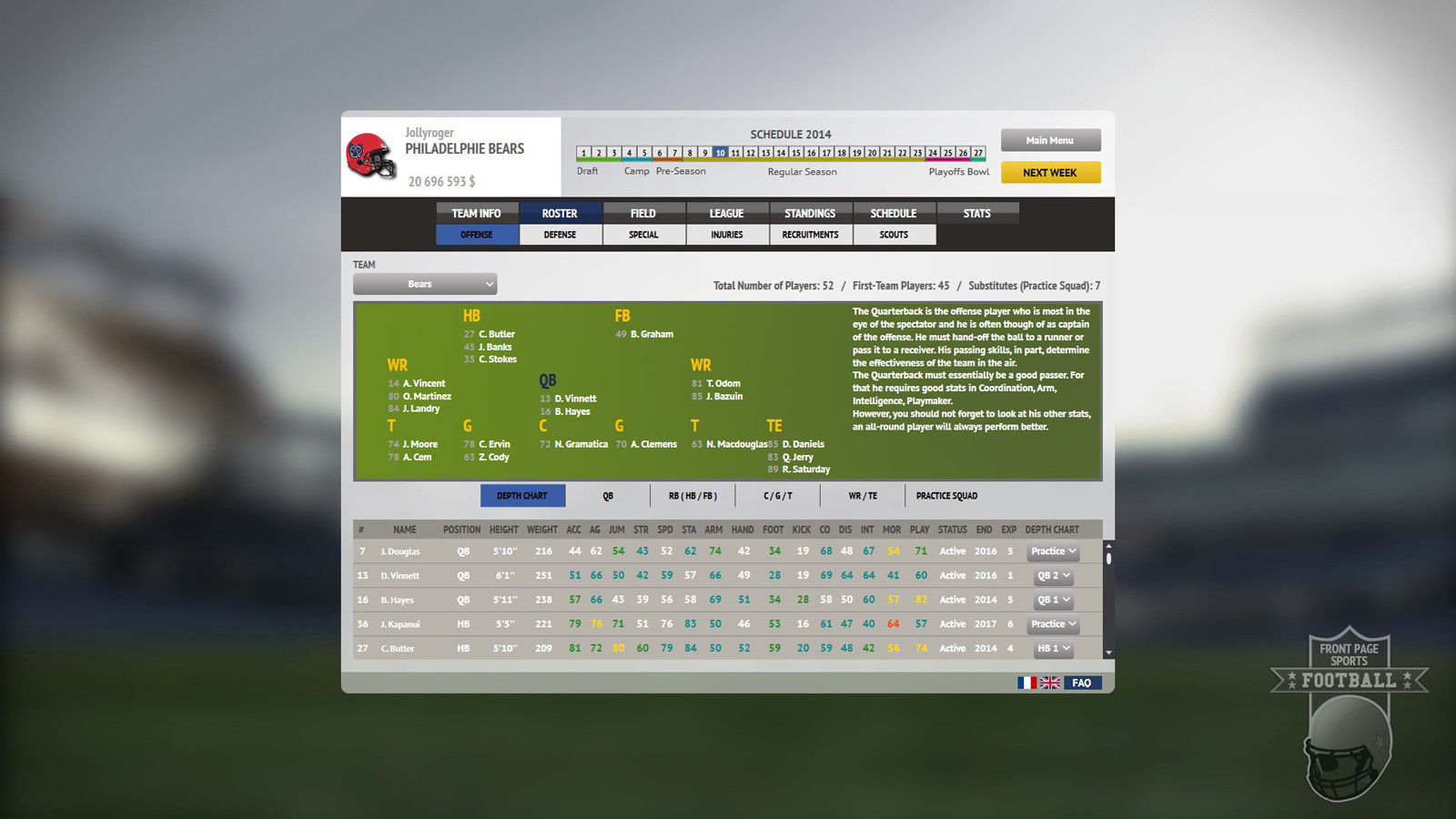 Front Page Sports Football screenshot 15