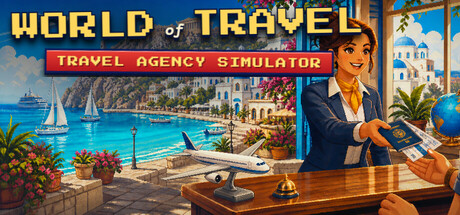 Travel Agency Simulator — Steam header