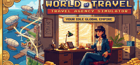 Travel Agency Simulator — Steam header