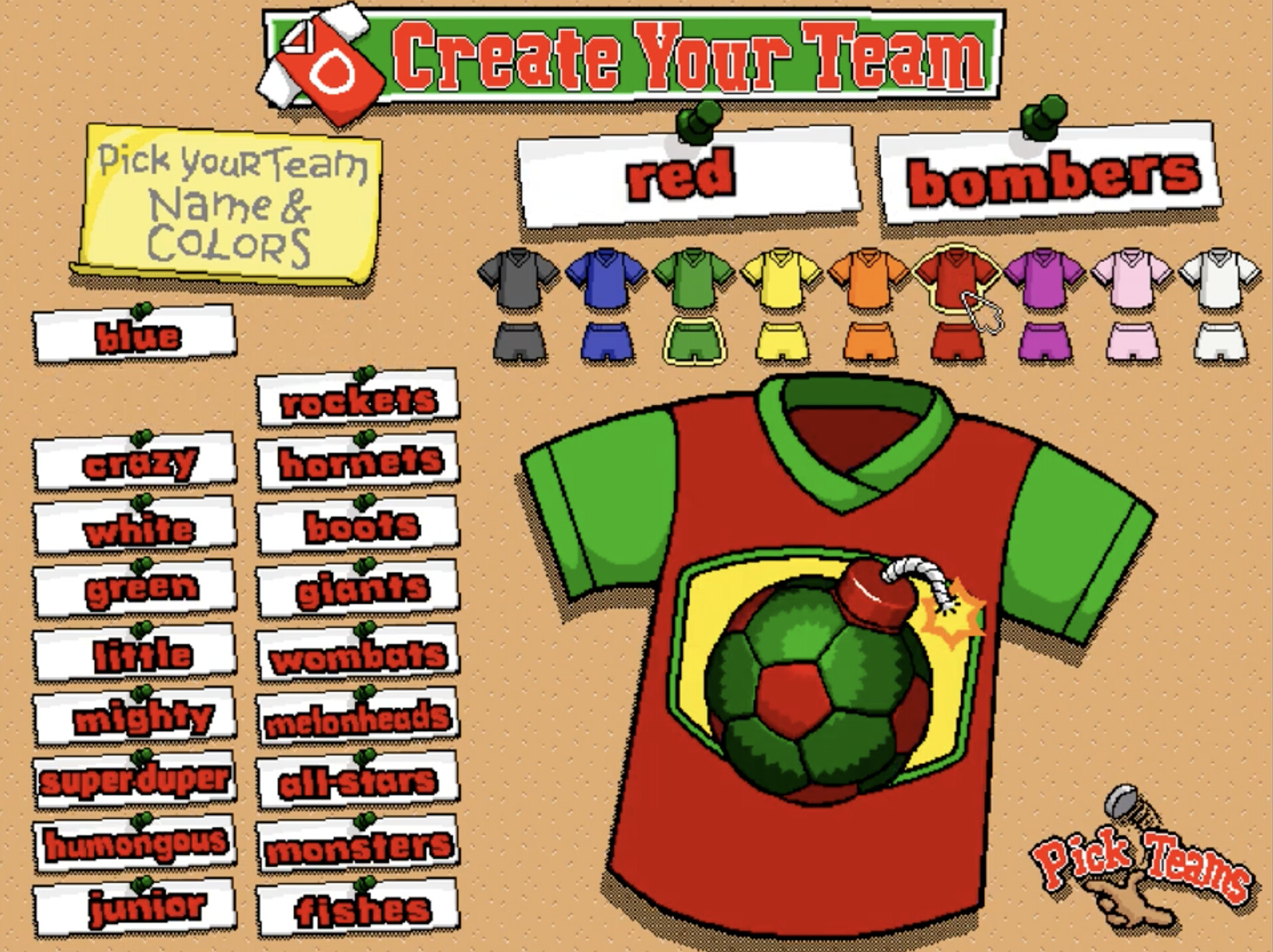 Backyard Soccer '98 screenshot 1