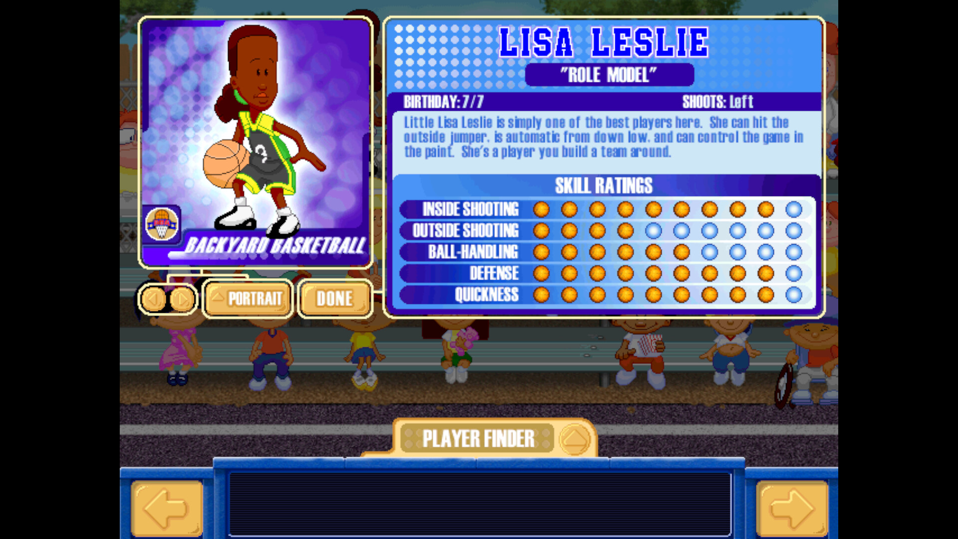 Backyard Basketball '01 screenshot 1