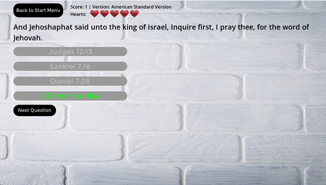 Bible Verse Challenge screenshot 4