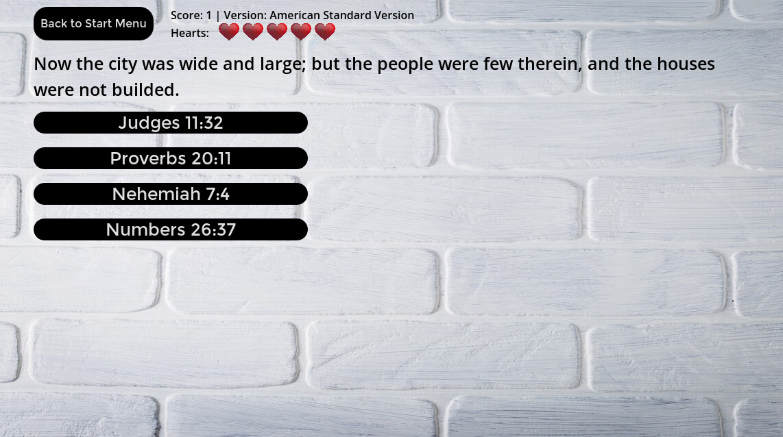 Bible Verse Challenge screenshot 3
