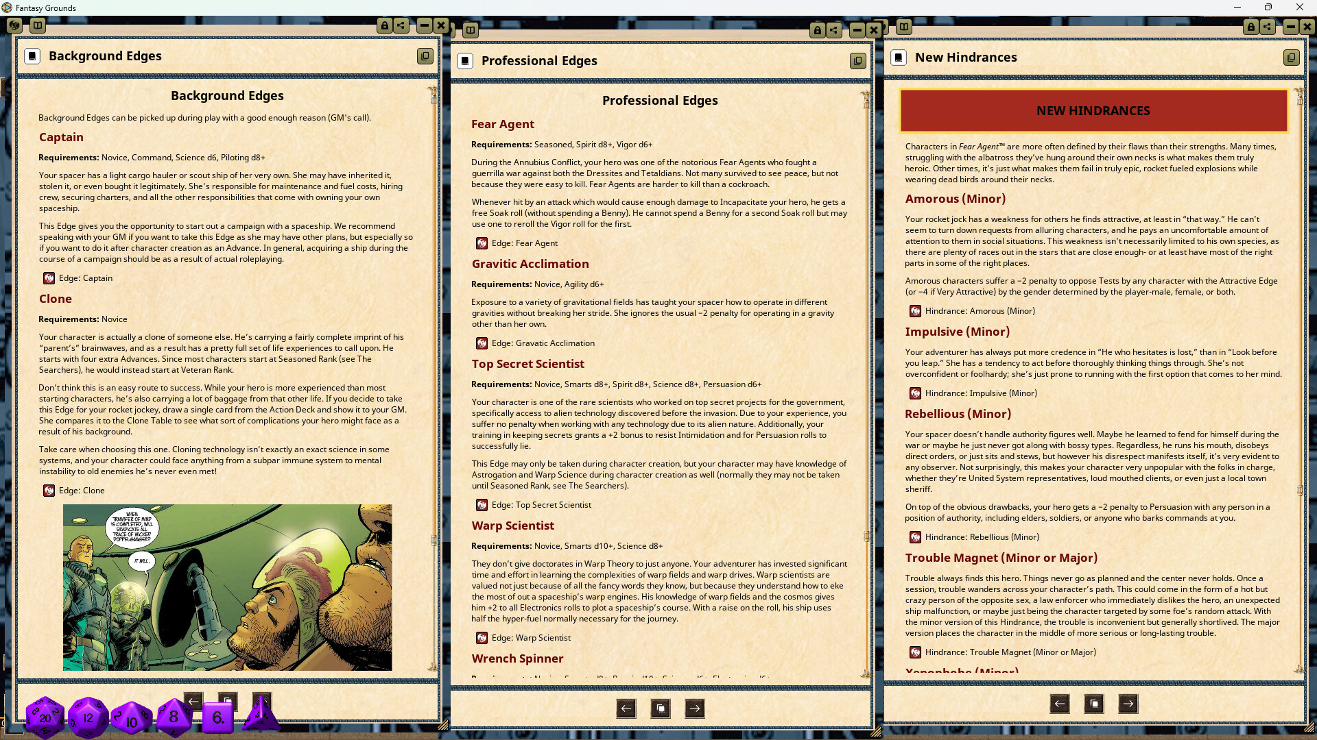 Fantasy Grounds - Fear Agent screenshot 6