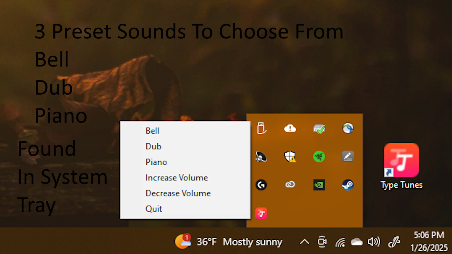 Type Tunes screenshot 2