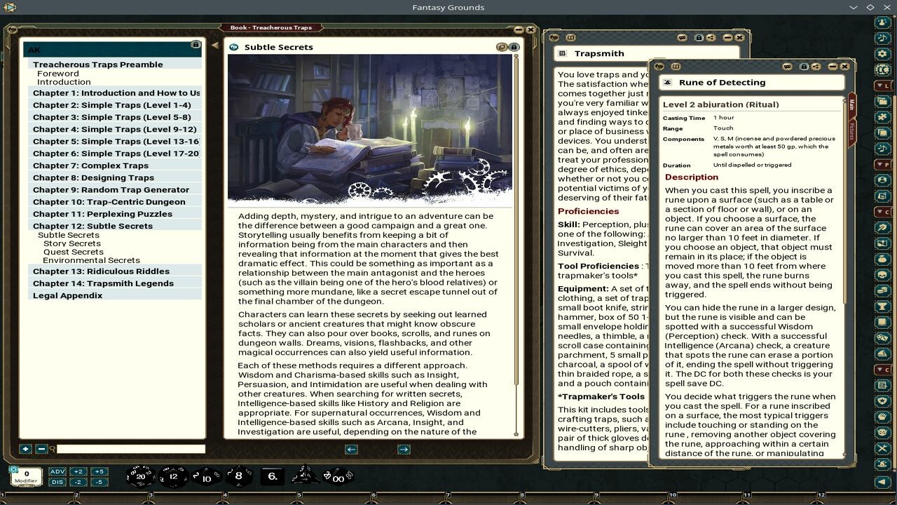 Fantasy Grounds - Treacherous Traps screenshot 4