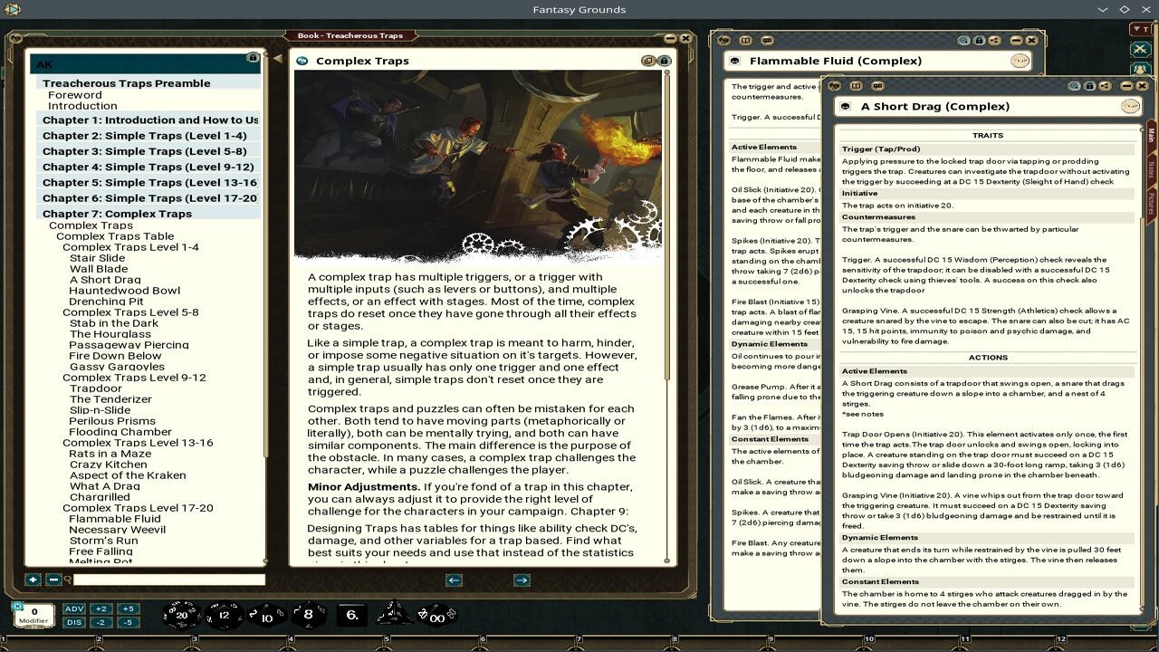 Fantasy Grounds - Treacherous Traps screenshot 1