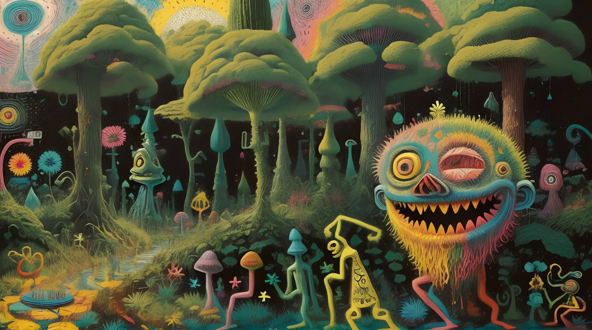 AI-VJ - Magic Forest Visuals screenshot 11