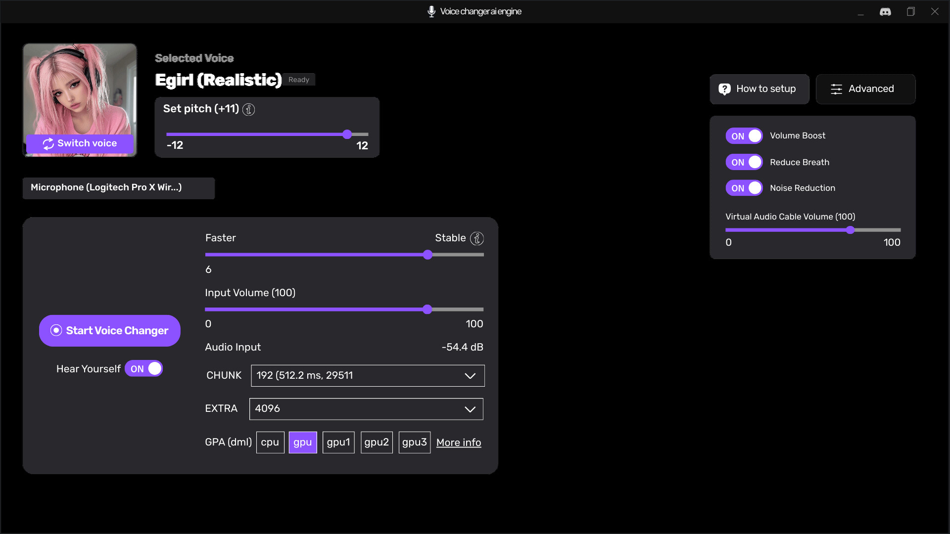 Voice Changer AI Engine screenshot 1