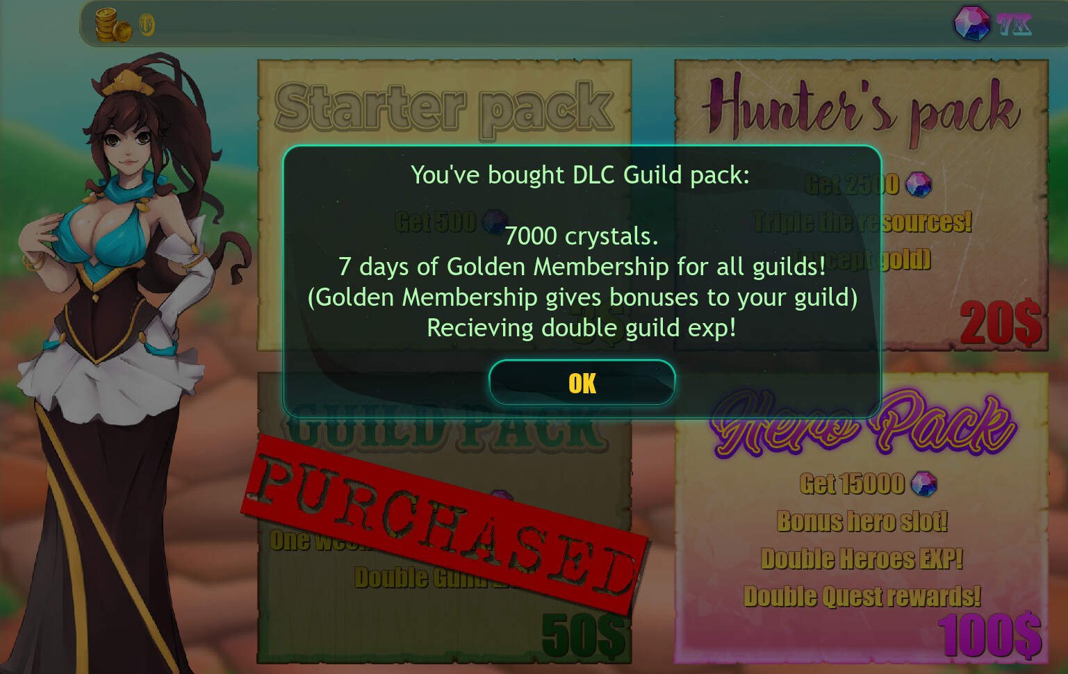 DPS IDLE 2 - Guild Pack screenshot 2
