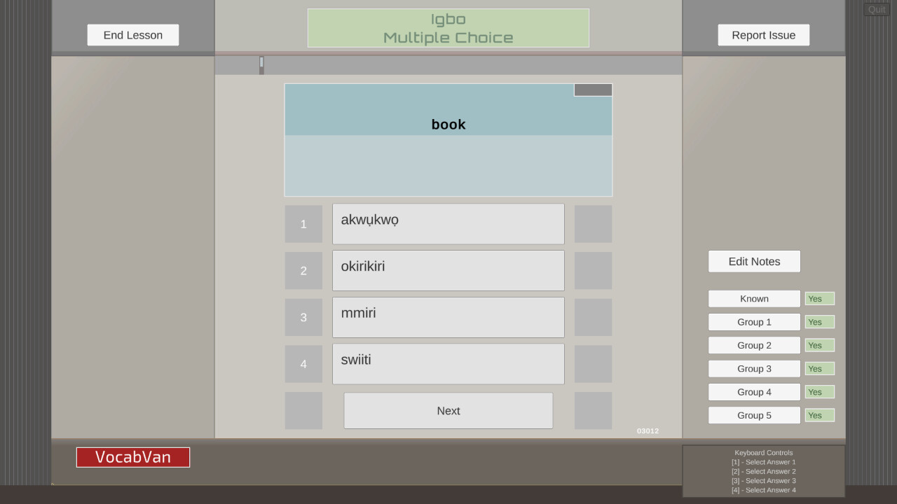 VocabVan - Igbo screenshot 1
