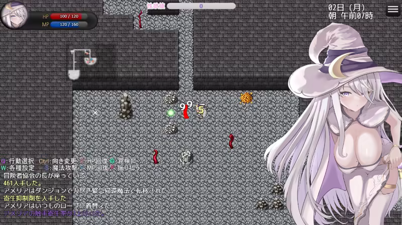 【昨日新游/精品/肉鸽/日系RPG】艾梅莉亚与触手迷宫-STEAM官中步兵版(PC