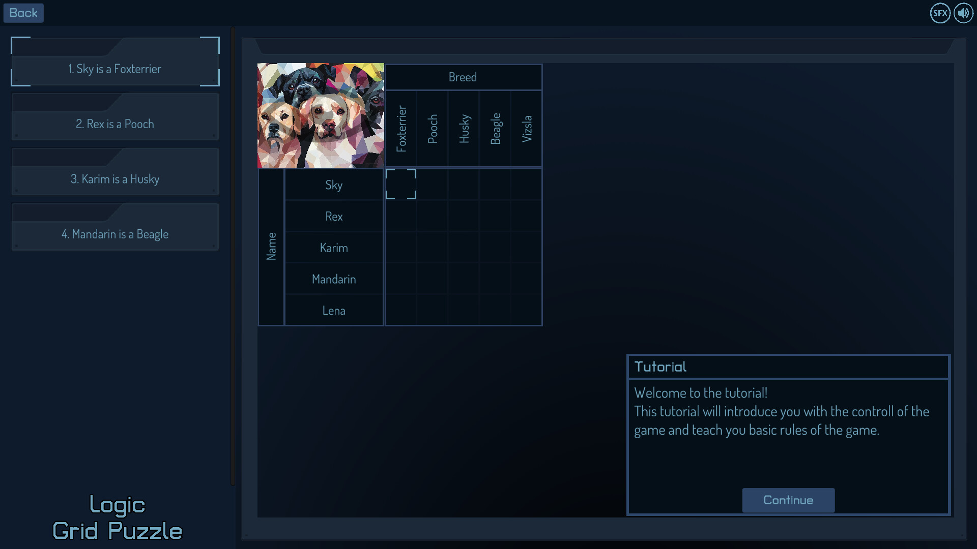 Logic Grid Puzzle Demo screenshot 6