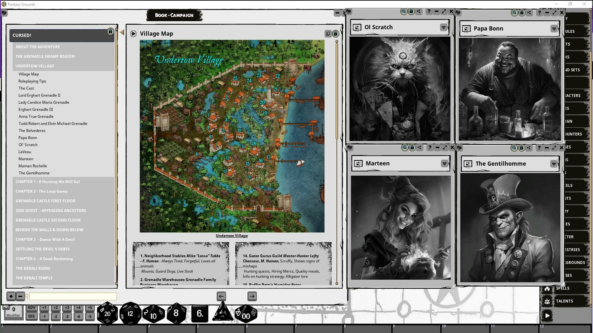 Fantasy Grounds - CURSED! screenshot 7