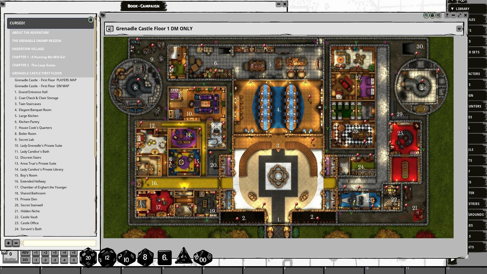 Fantasy Grounds - CURSED! screenshot 2
