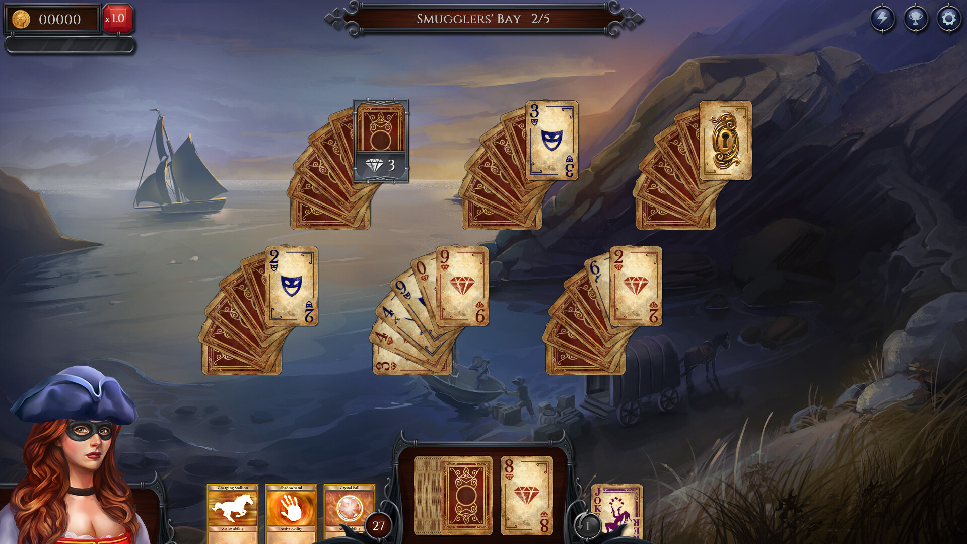 Shadowhand Solitaire screenshot 1