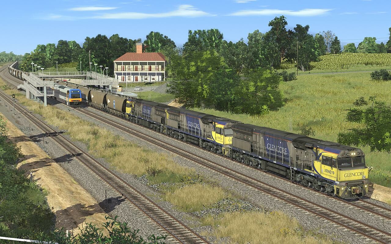 Trainz 2022 DLC - C44aci Locomotive - Xstrata/Glencore Pack