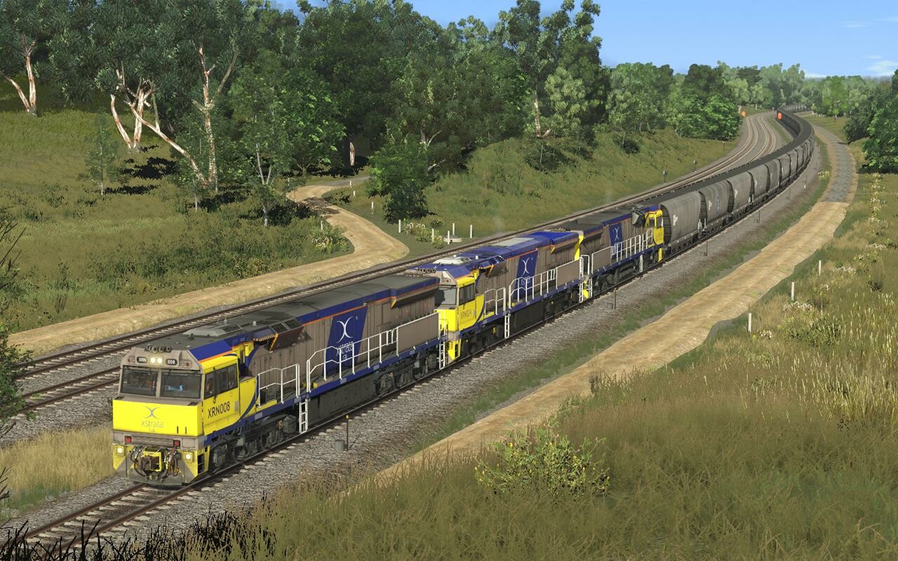 Trainz 2022 DLC - C44aci Locomotive - Xstrata/Glencore Pack