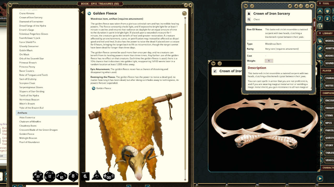 Fantasy Grounds - Epic Treasures (5E) screenshot 3