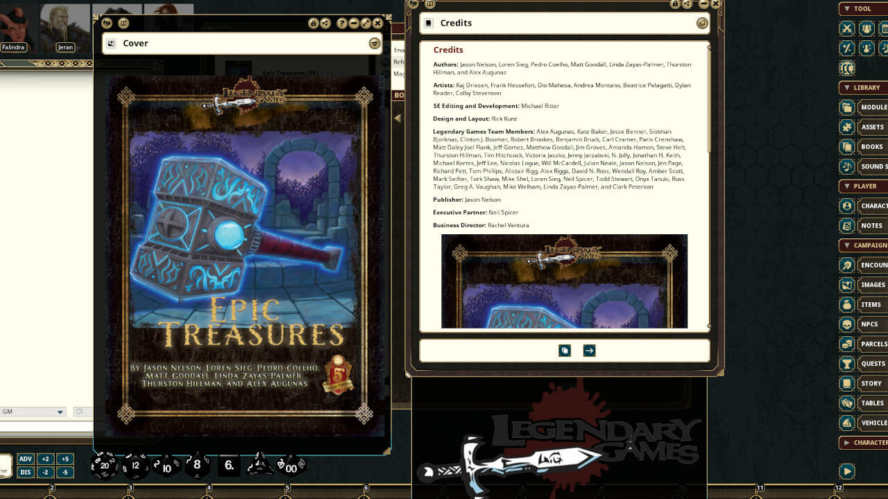 Fantasy Grounds - Epic Treasures (5E) screenshot 4