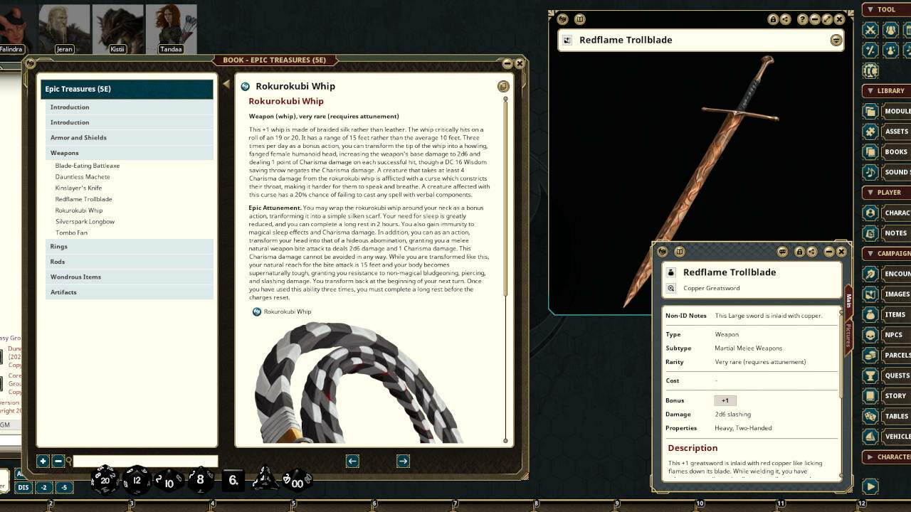 Fantasy Grounds - Epic Treasures (5E) screenshot 1
