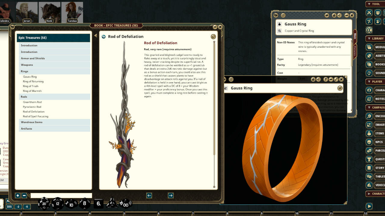 Fantasy Grounds - Epic Treasures (5E) screenshot 2