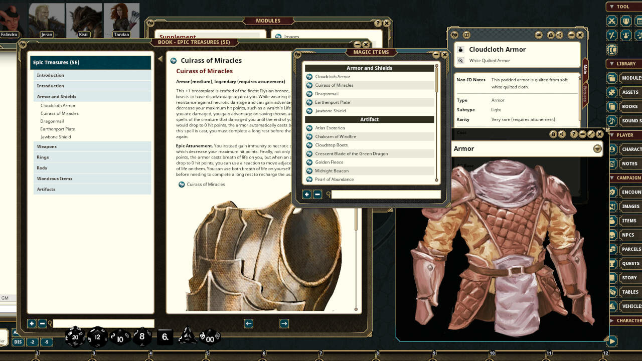Fantasy Grounds - Epic Treasures (5E) screenshot 5