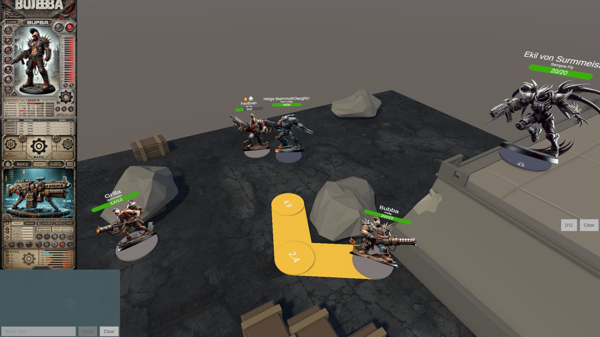 Skirmish Game Simulator screenshot 2