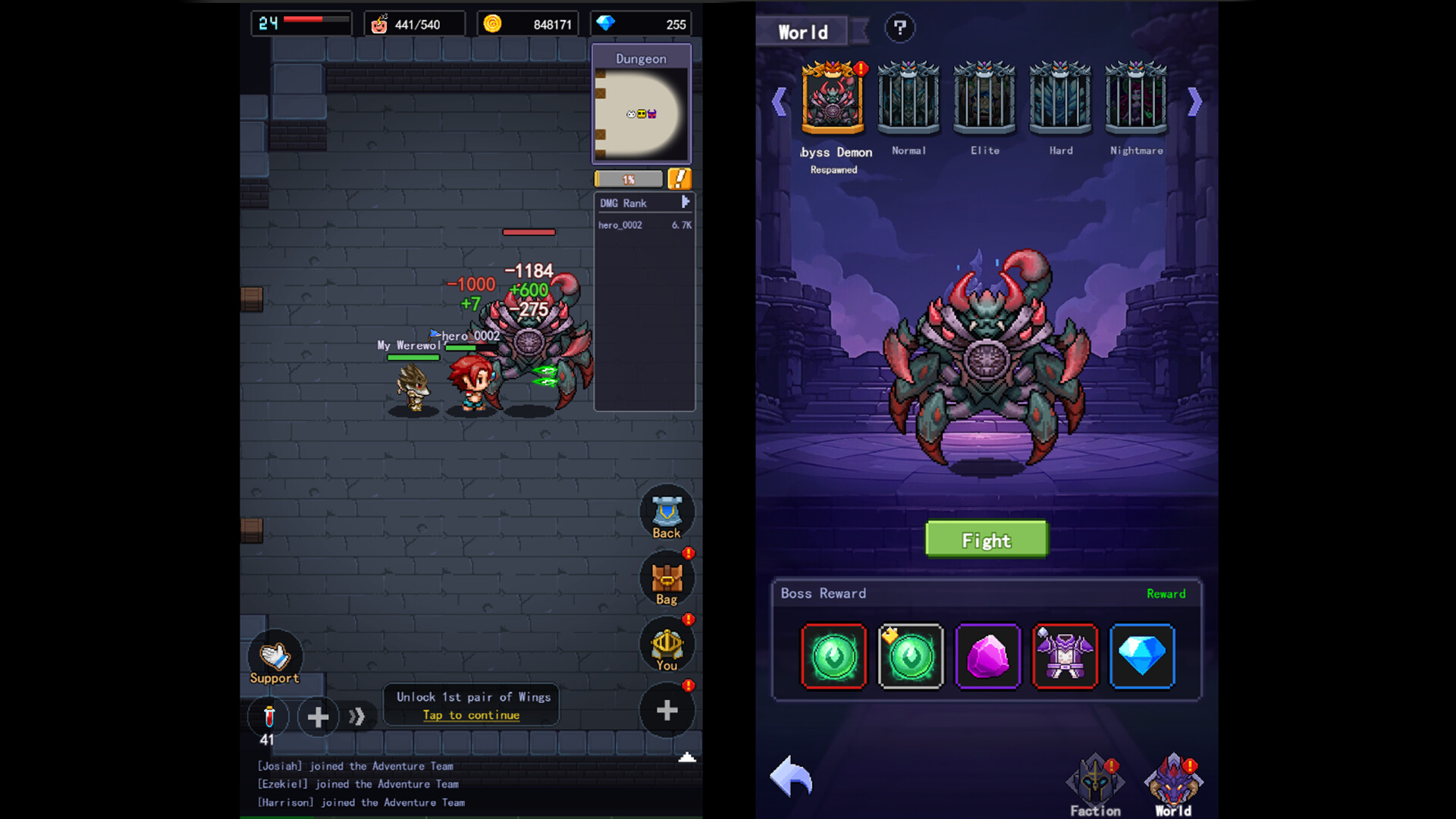 Pixel Dungeon RPG screenshot 5