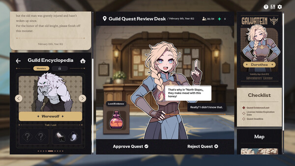 Galvatein : Adventurers' Guild screenshot