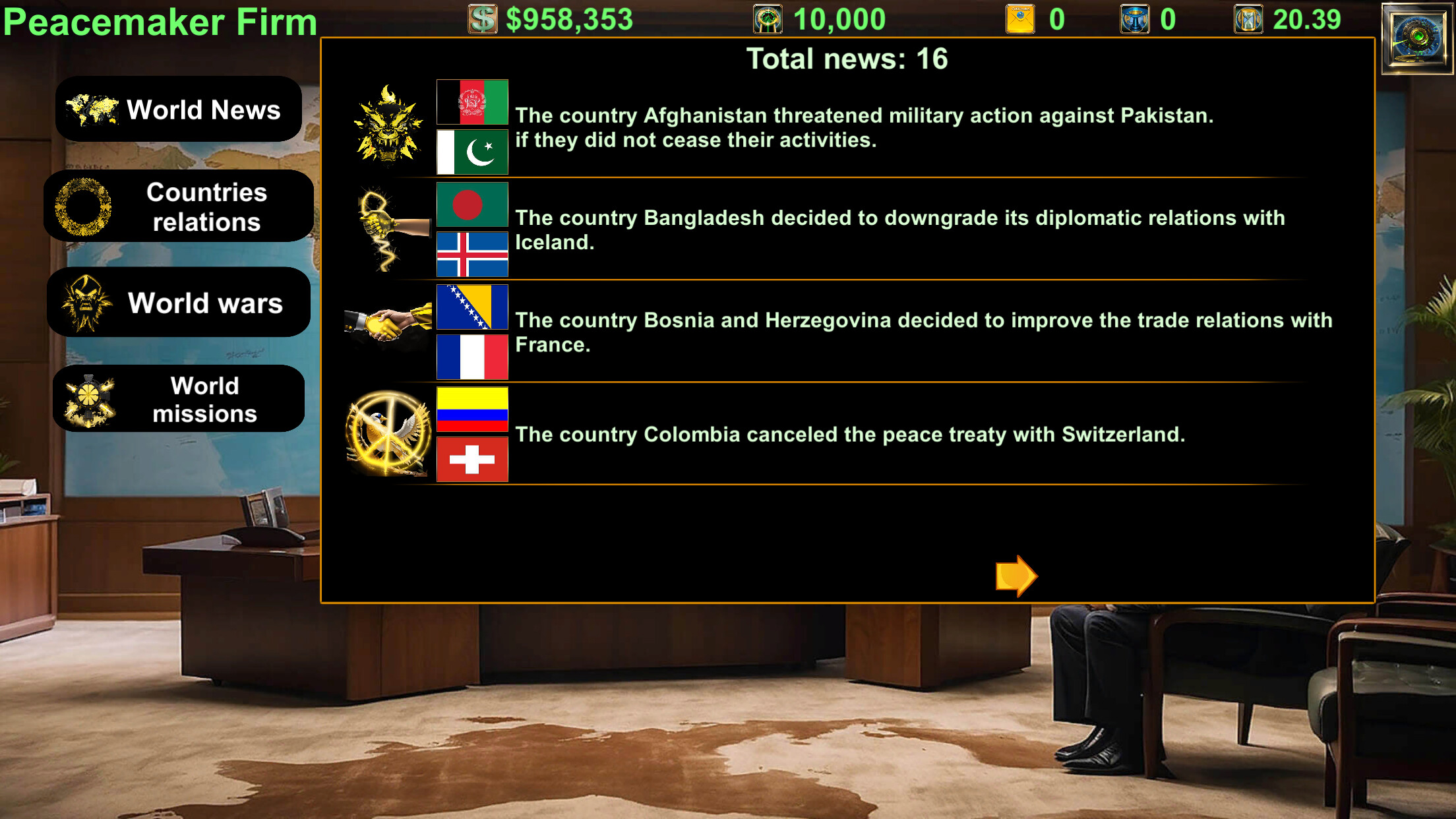 World Diplomat screenshot 12