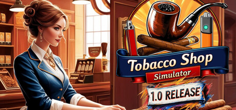 Tobacco Shop Simulator — Steam header