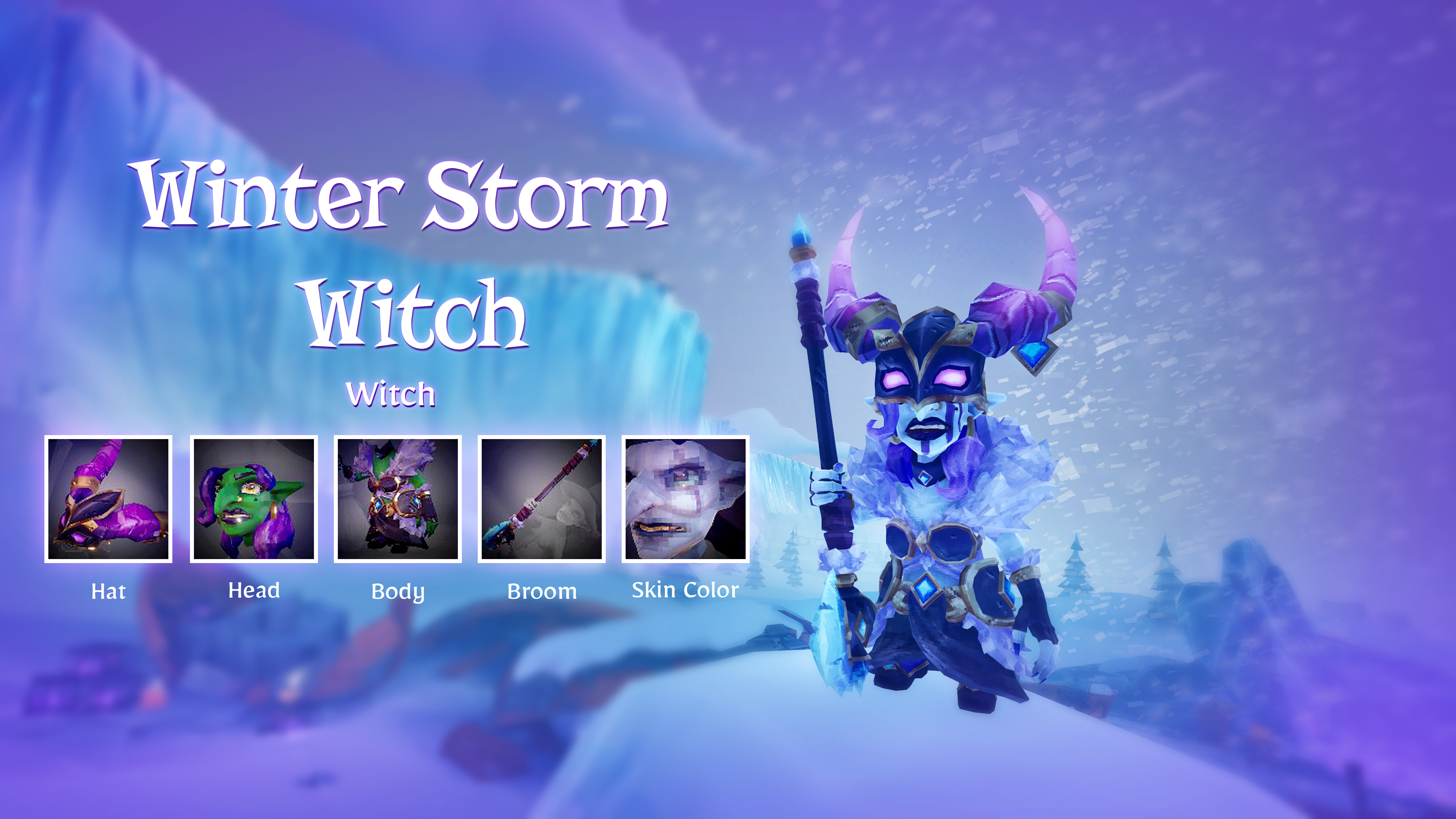 Winter Storm Witch screenshot 1