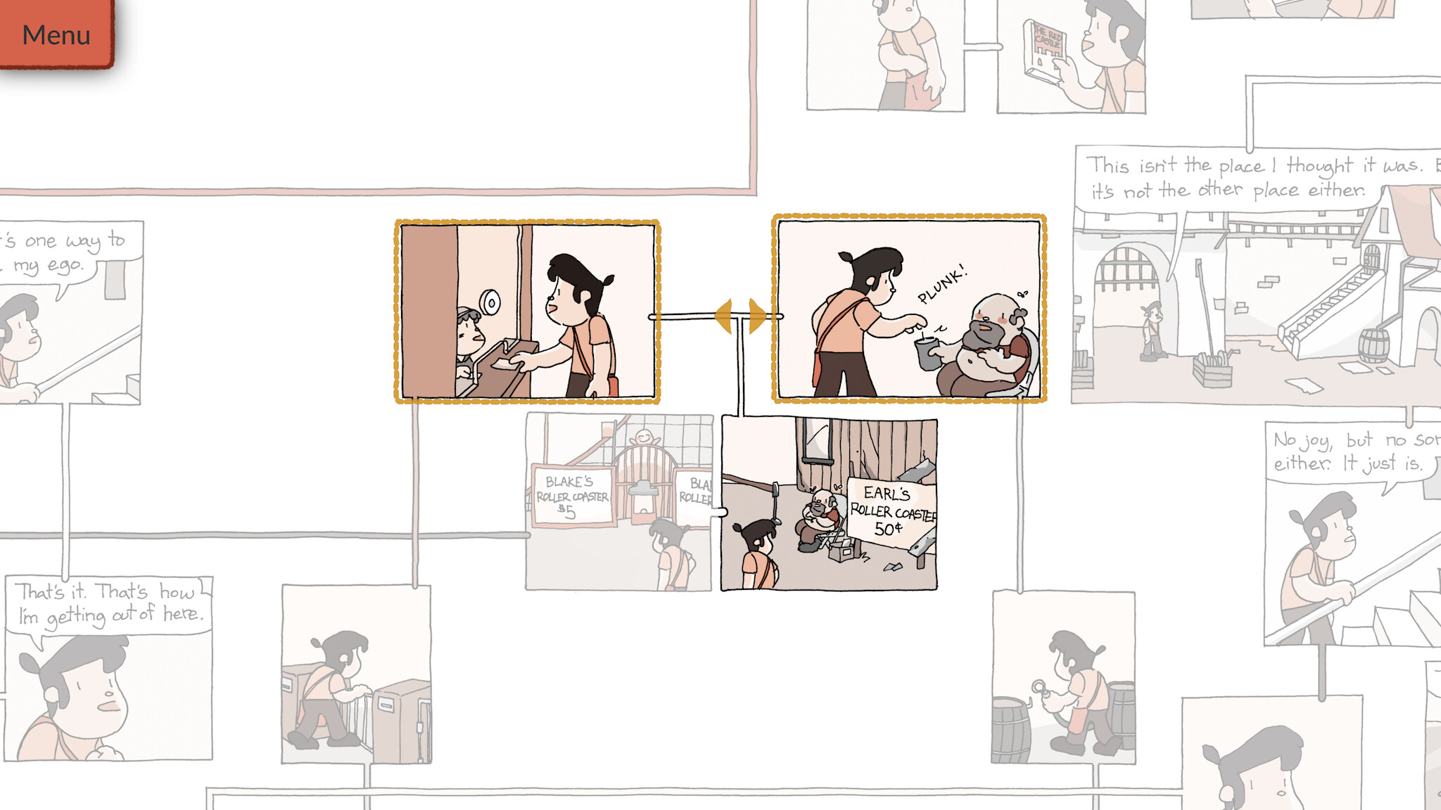 The Beyond: An Interactive Comic Book screenshot 1