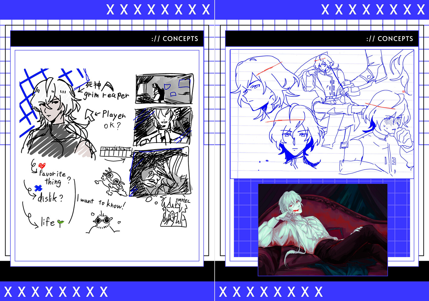 A Date with Death - Art and Guide Book screenshot 2