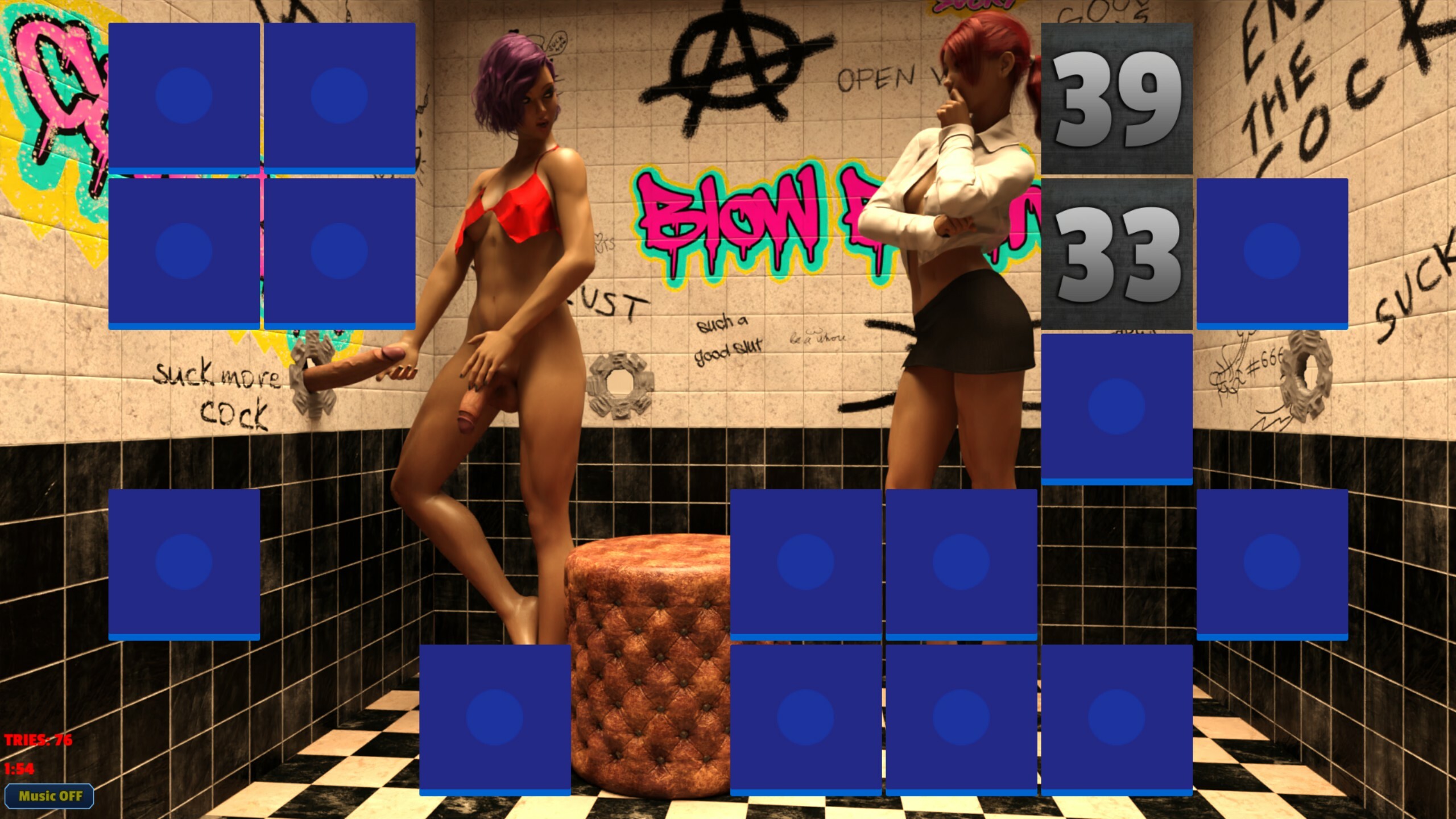Sexy Memory Puzzle - Futanari Gloryhole screenshot 1