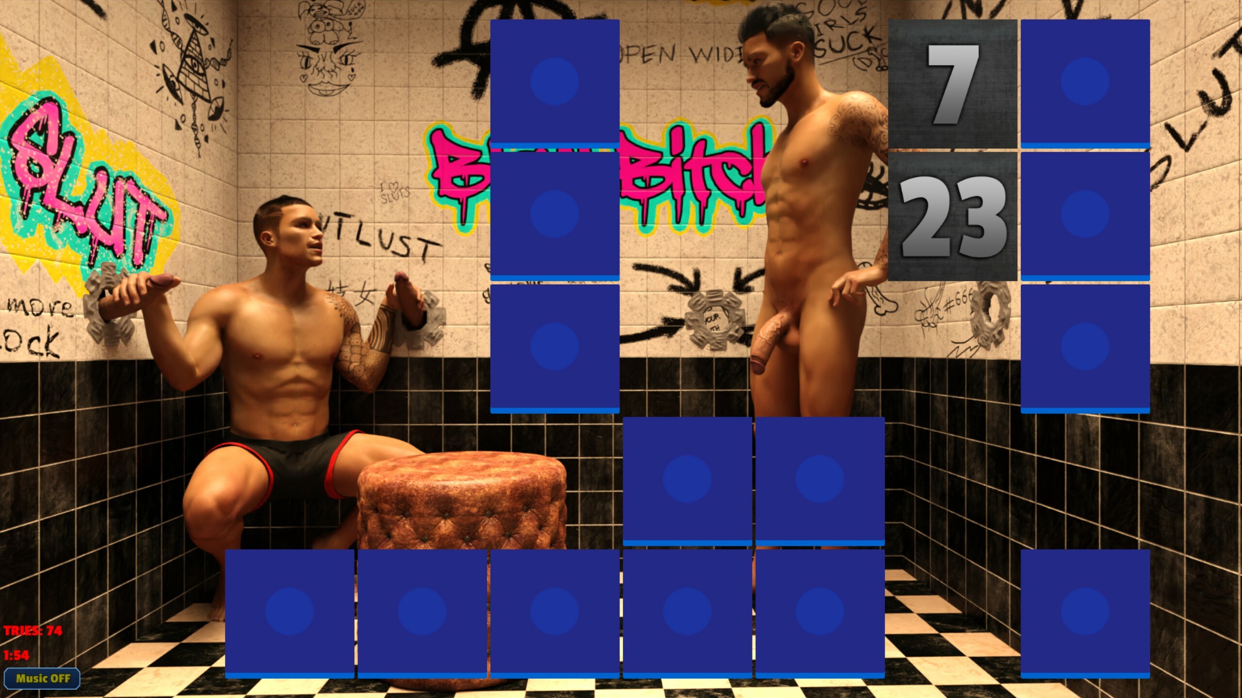 Sexy Memory Puzzle - Gay Gloryhole screenshot 1