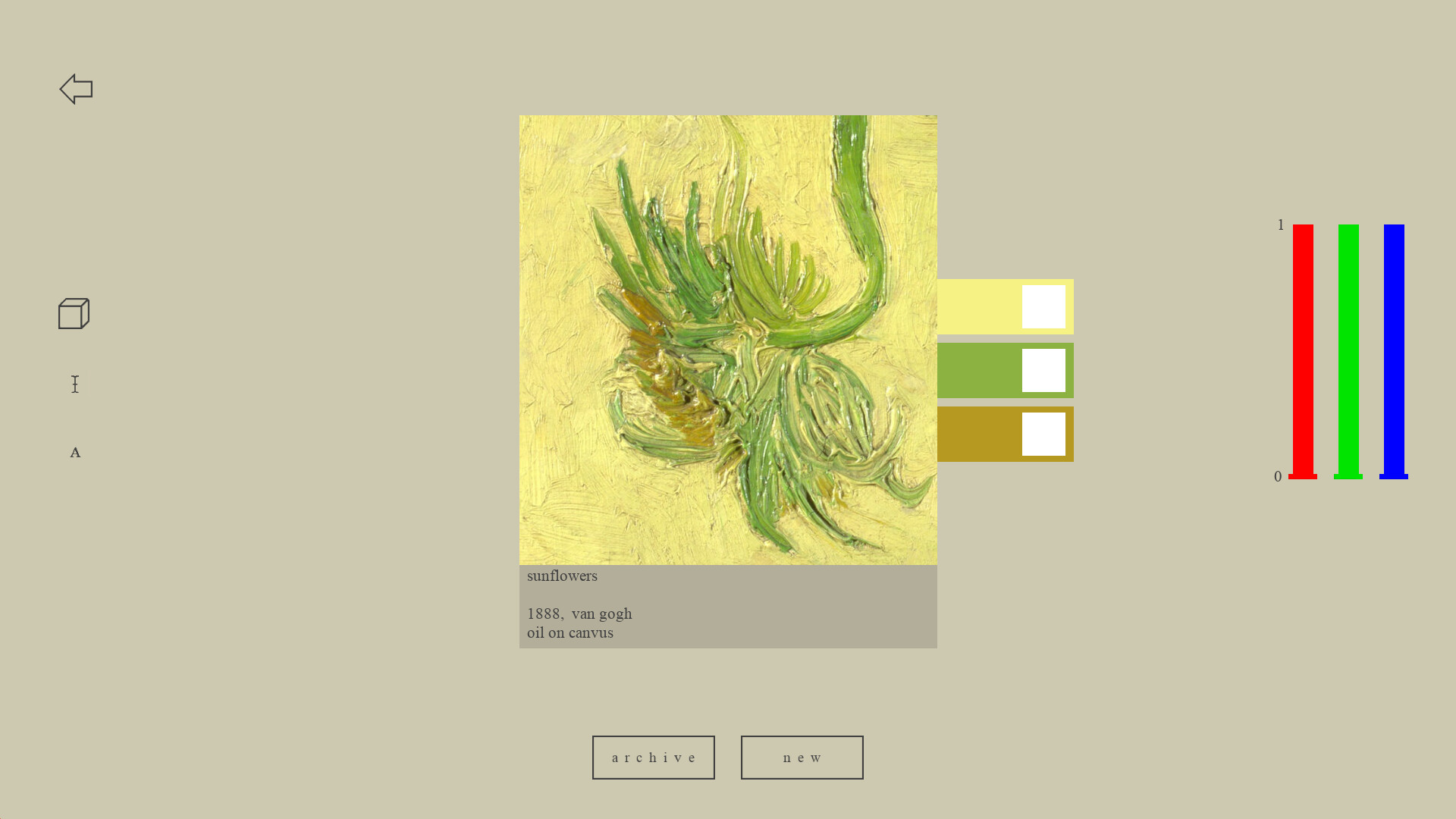 Ekphrasis screenshot 3