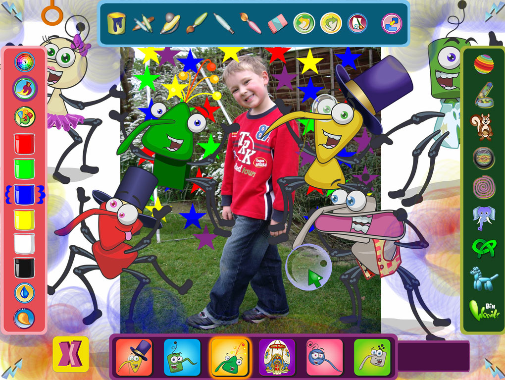 Bin Weevils Arty Arcade screenshot 9