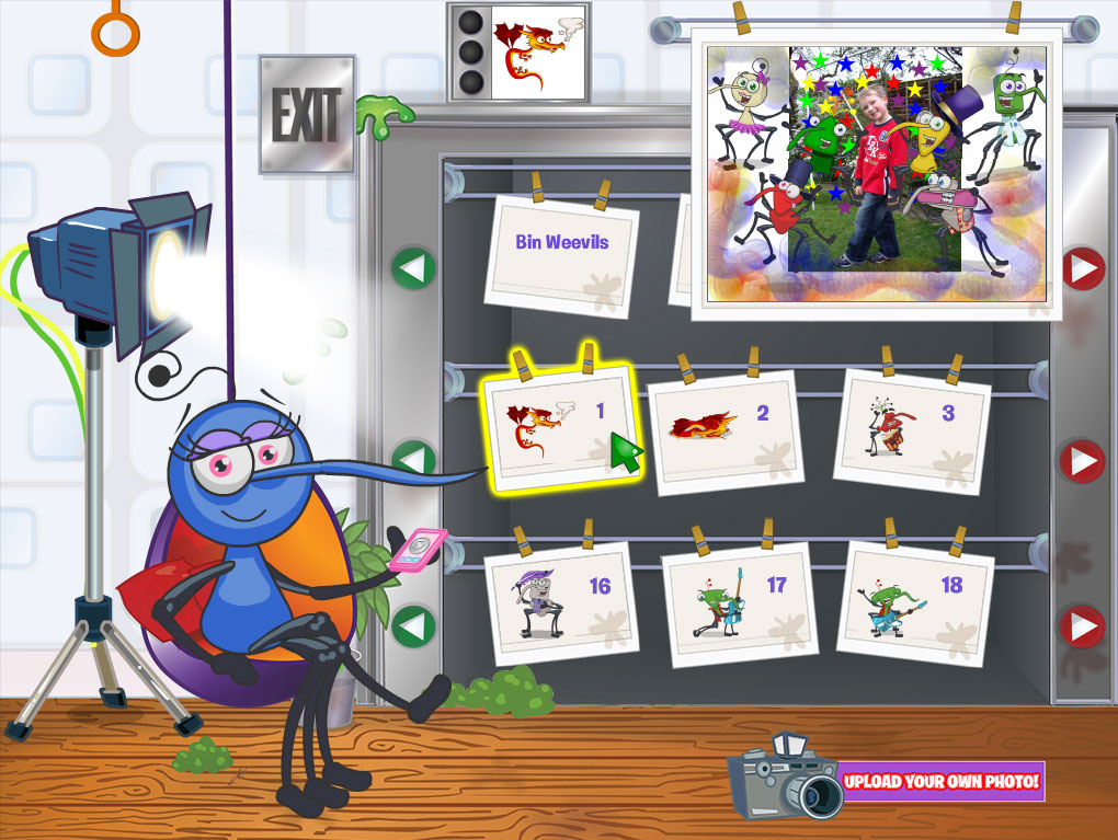 Bin Weevils Arty Arcade screenshot 6