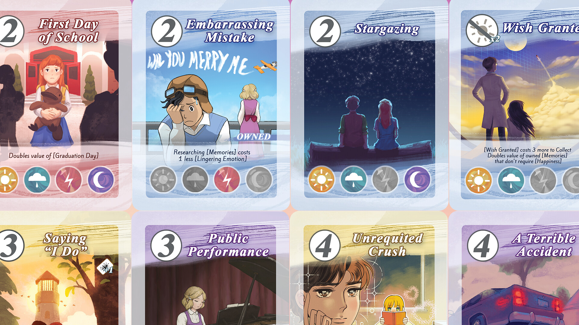 Bestest Memories - To the Moon Board Game Print-n-Play screenshot 4