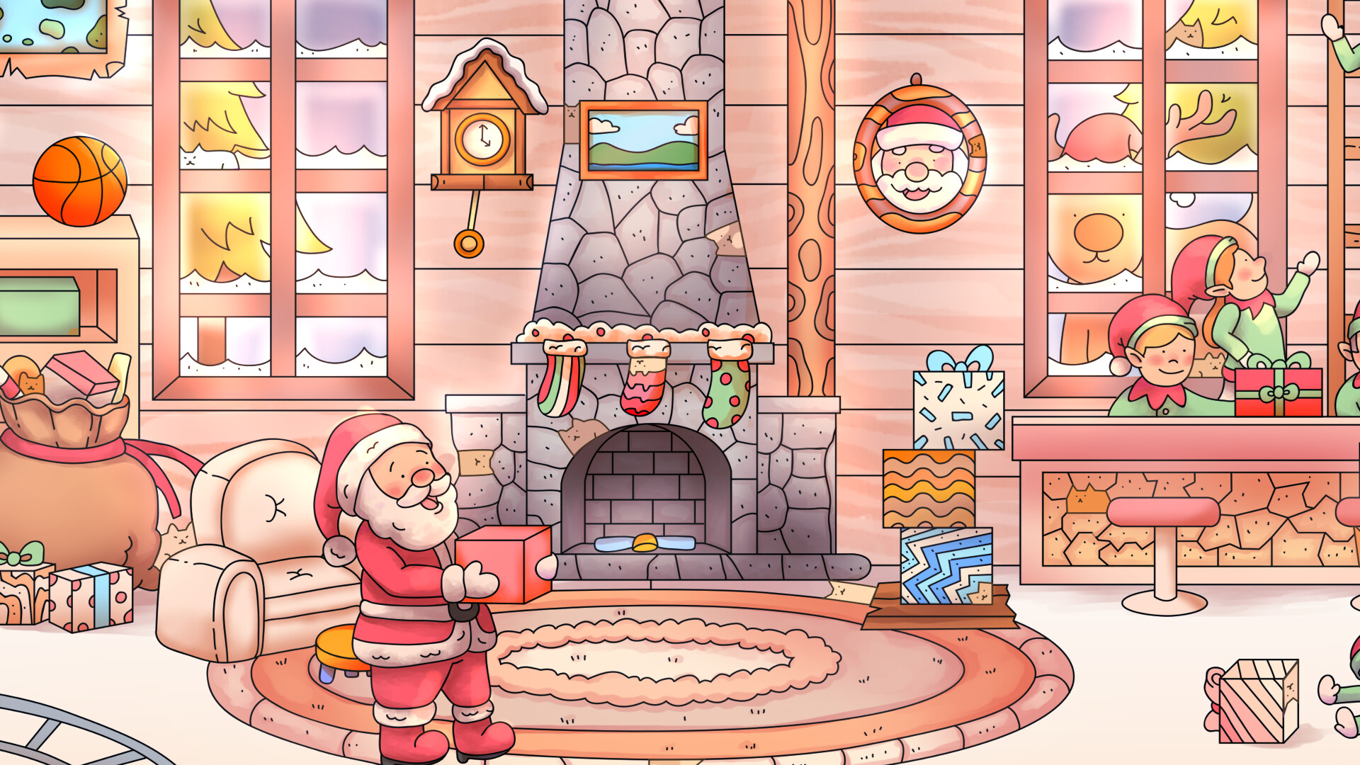Travellin Cats in Christmas - More Merry Levels screenshot 2
