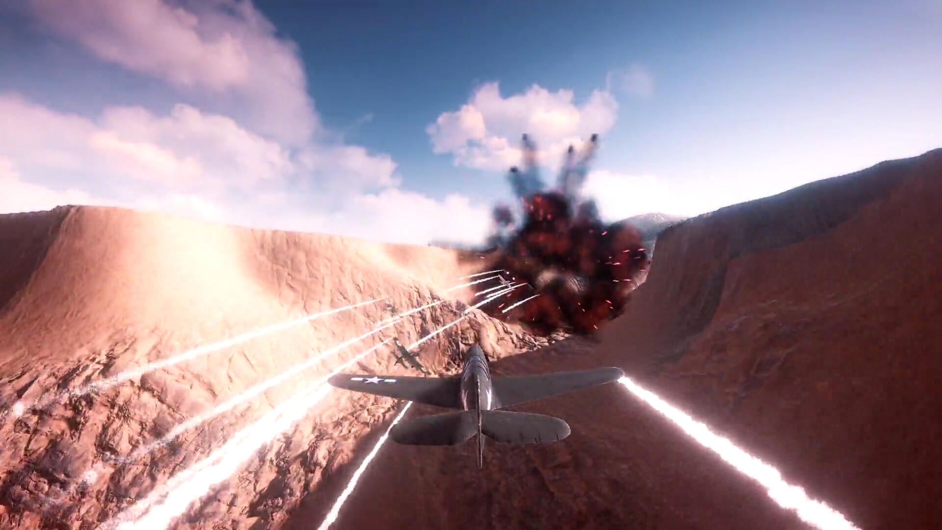 Sky Combat: WWII Warplane Races screenshot 3