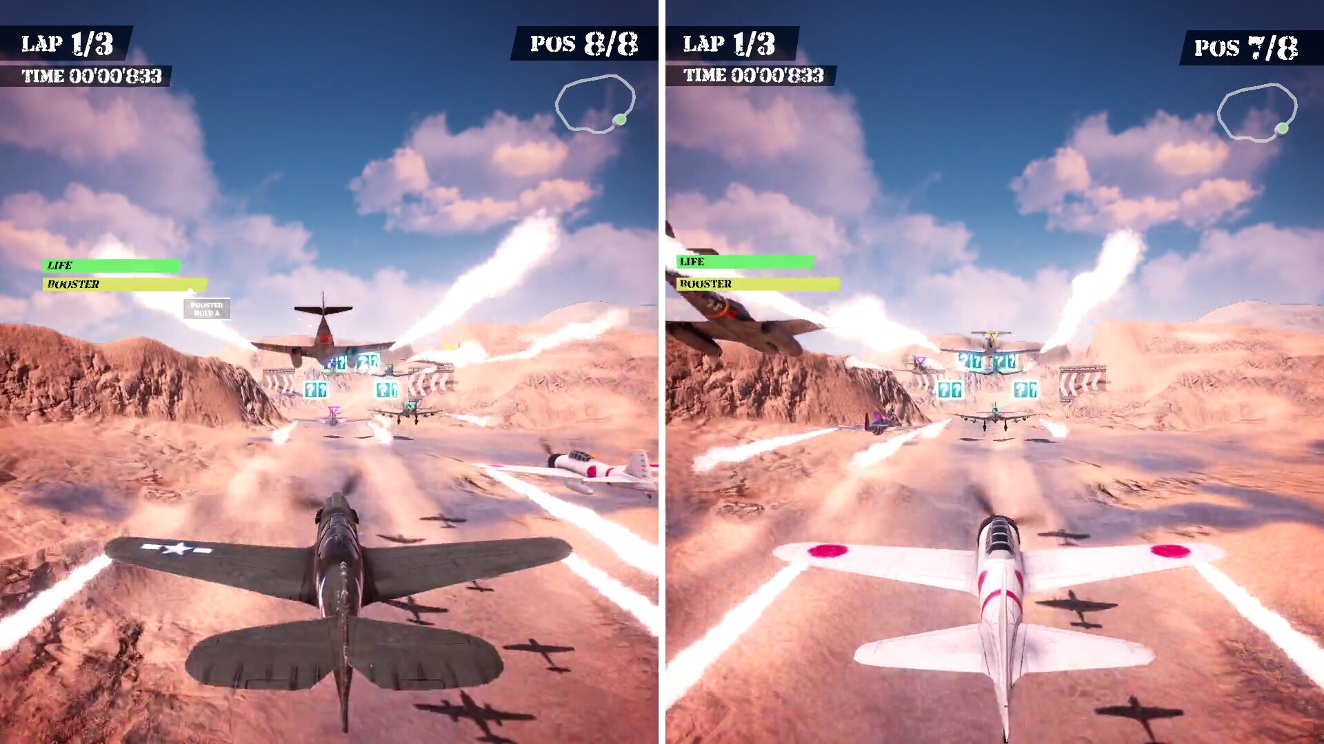 Sky Combat: WWII Warplane Races screenshot 6