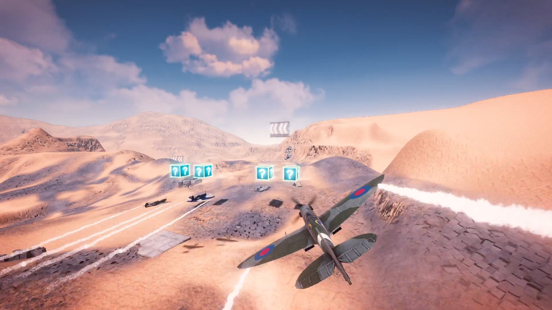 Sky Combat: WWII Warplane Races screenshot 1