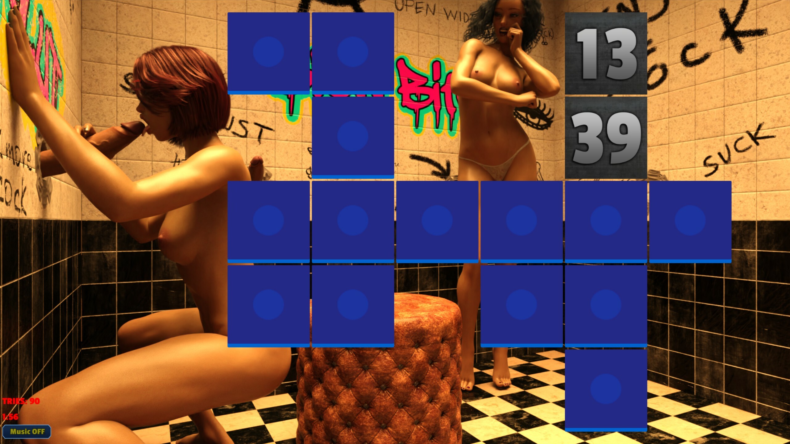 Sexy Memory Puzzle - Gloryhole Girls screenshot 5