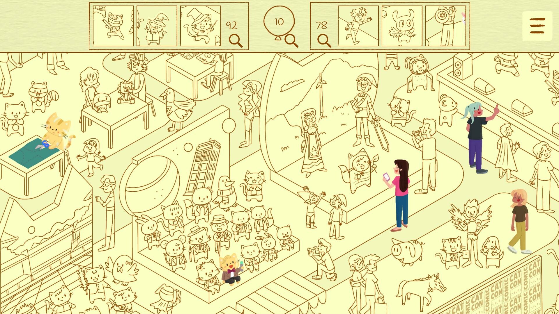 Meow Moments: Comic Cat Con screenshot 1