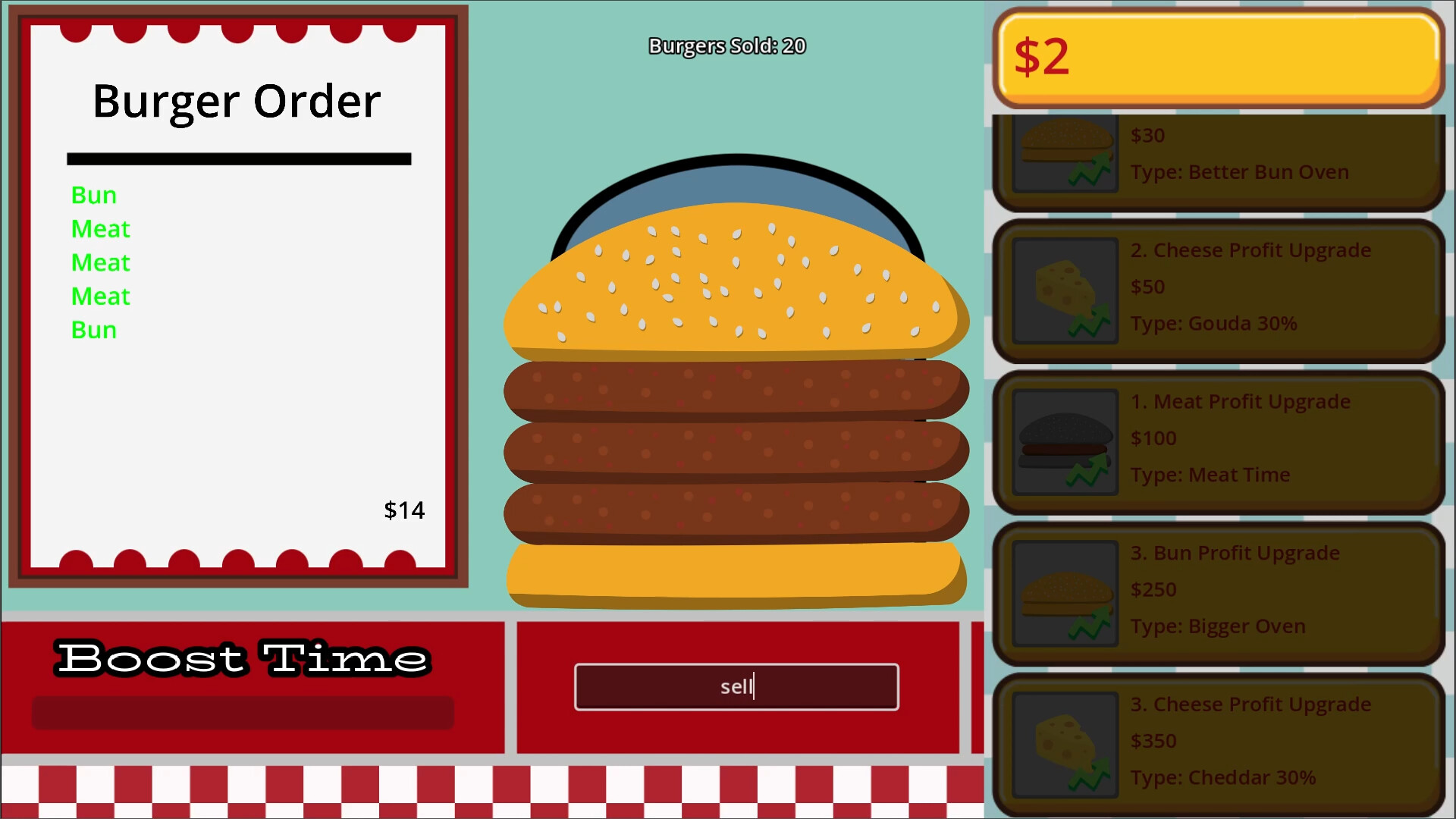 Burger Typer screenshot 2